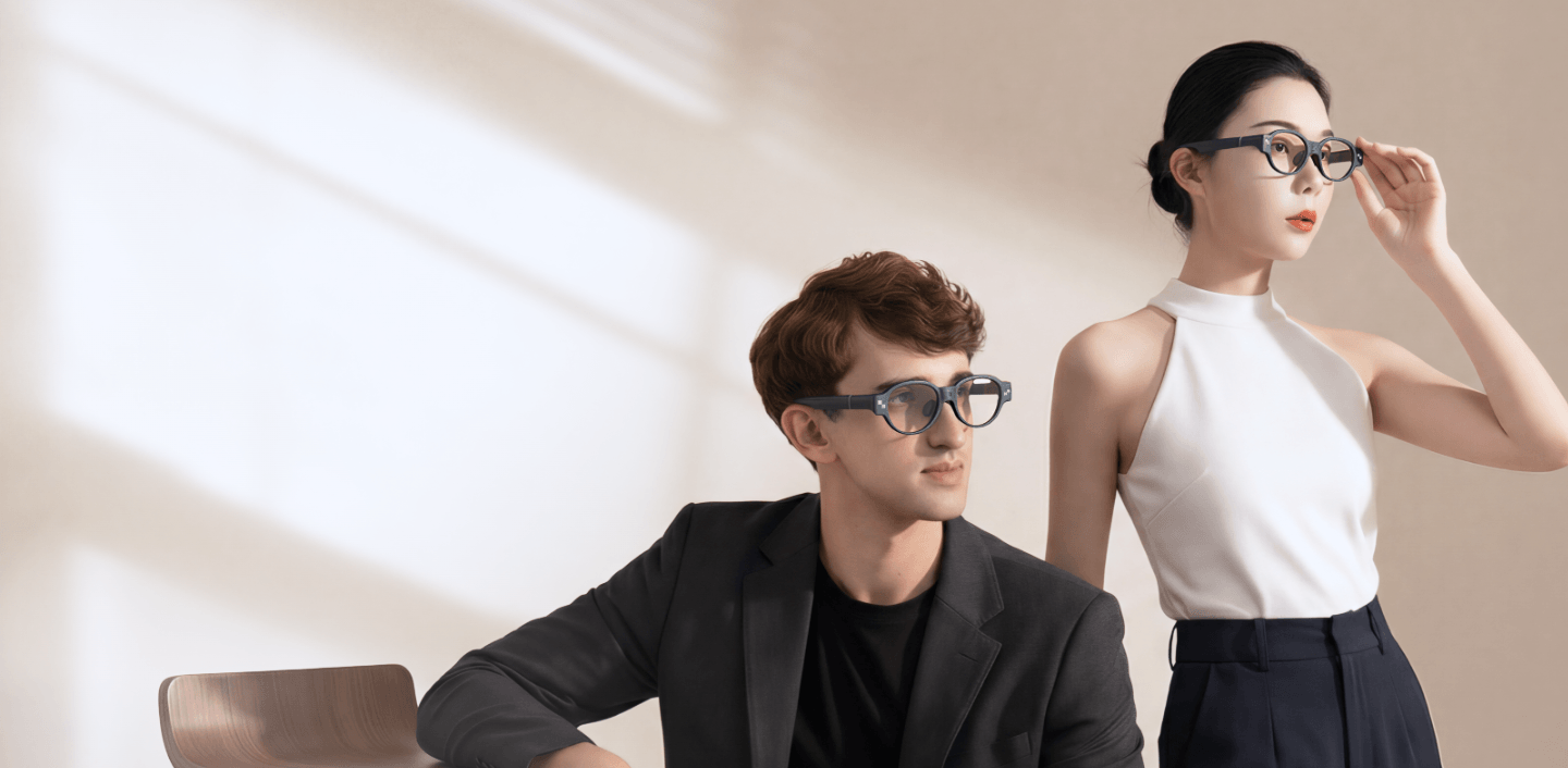 Star 1S Refresh产品主视觉 (G520) AR+AI Smart Glasses