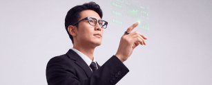 Teleprompter功能图示 (G520) AR+AI Smart Glasses