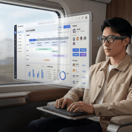 Live Translation (G520) AR+AI Smart Glasses