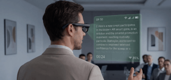 Teleprompter图示 (G520) AR+AI Smart Glasses