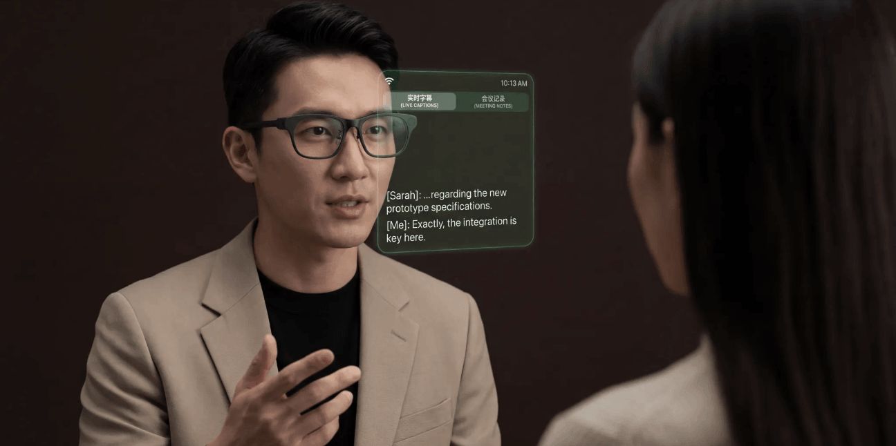 AI-native interaction (G550) AR+AI Smart Glasses