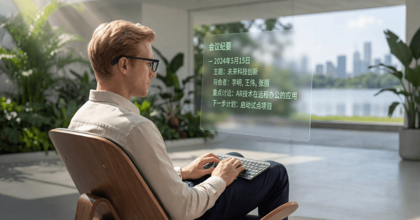 Meeting assist (G550) AR+AI Smart Glasses