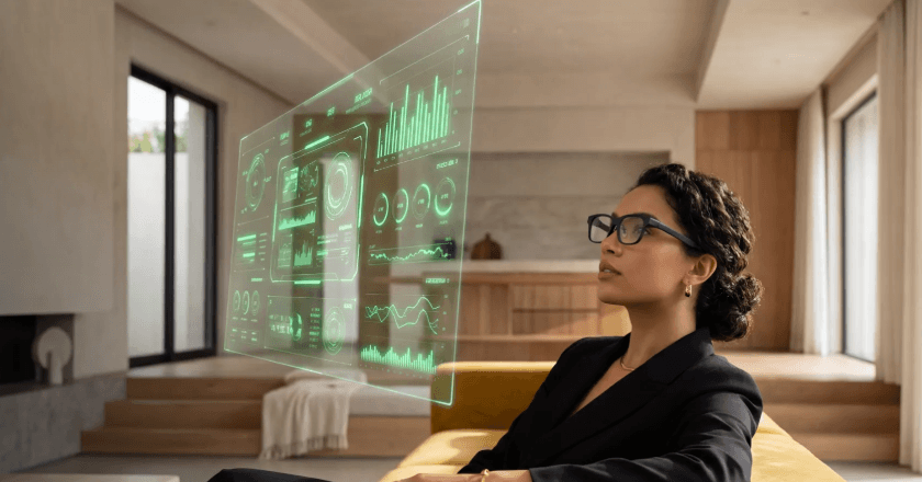 Display experience (G550) AR+AI Smart Glasses