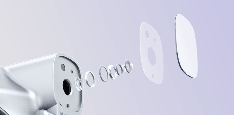 HD see-through optical system (C3000E) AR+AI Smart Glasses