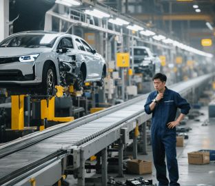 Built for industrial workflows场景8 (C3000E) AR+AI Smart Glasses