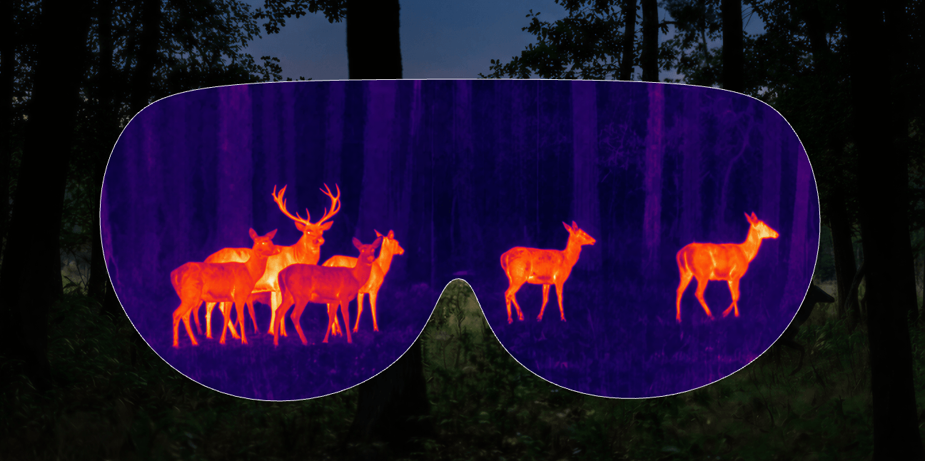 Sense temperature, reveal what matters (C3000H) AR+AI Smart Glasses