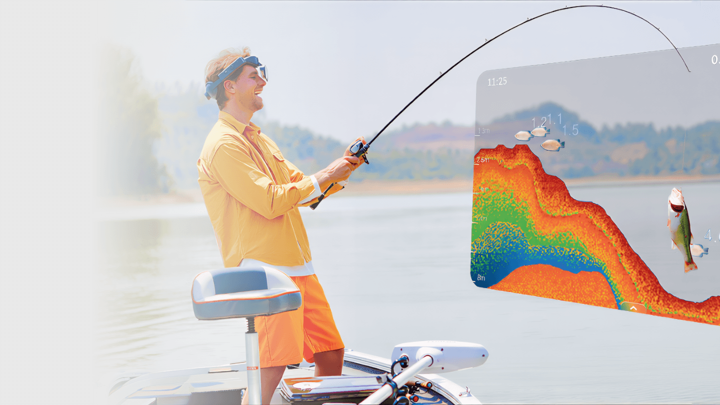 Sonar fish-finder (C3000H) AR+AI Smart Glasses