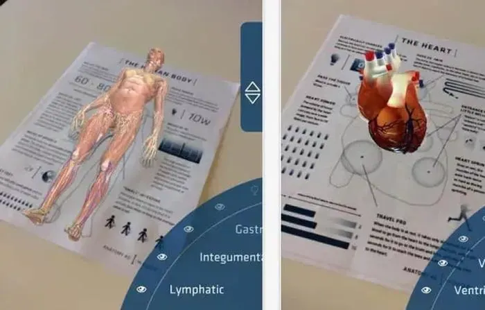 Multi-dimensional teaching content (Scenario Solutions) AR+AI Smart Glasses